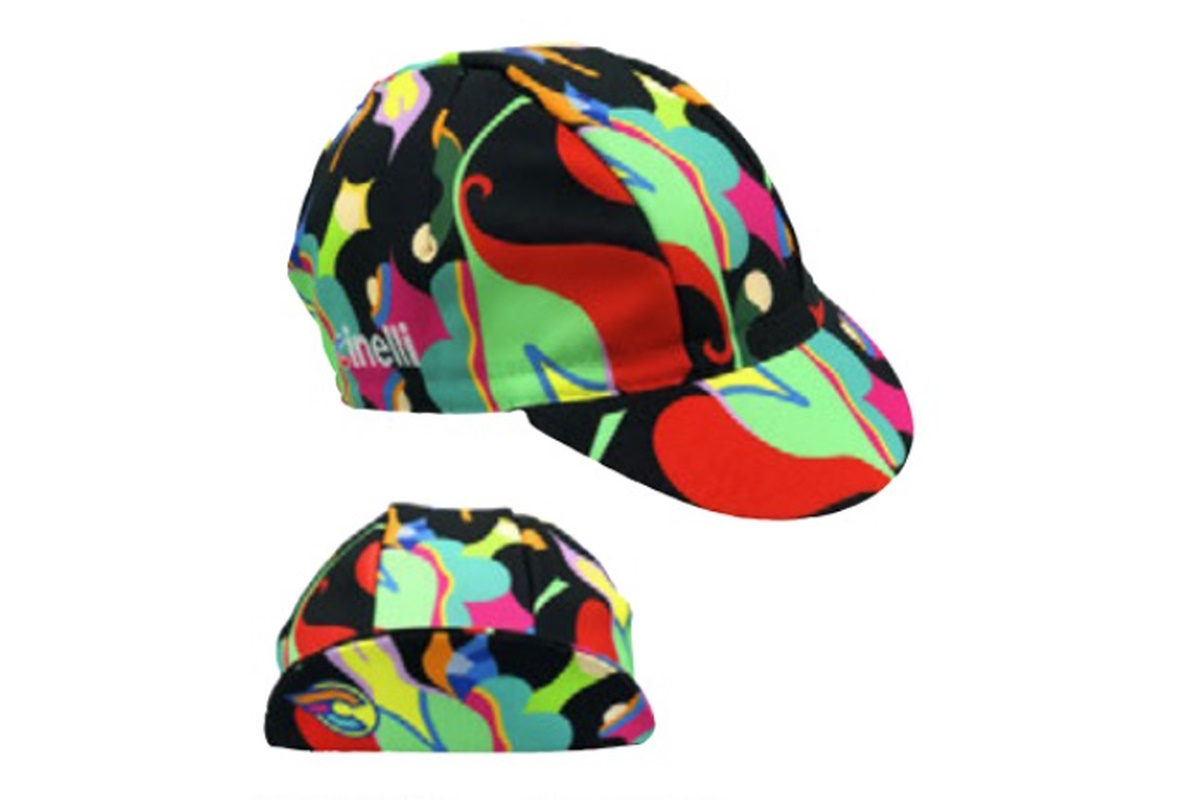 Gorra ciclismo CINELLI – PINK ANEMONE - Imagen 2