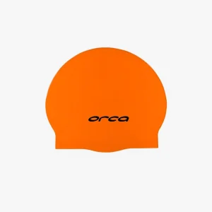 GORRO SILICONA ORCA SWIMCAP NARANJA