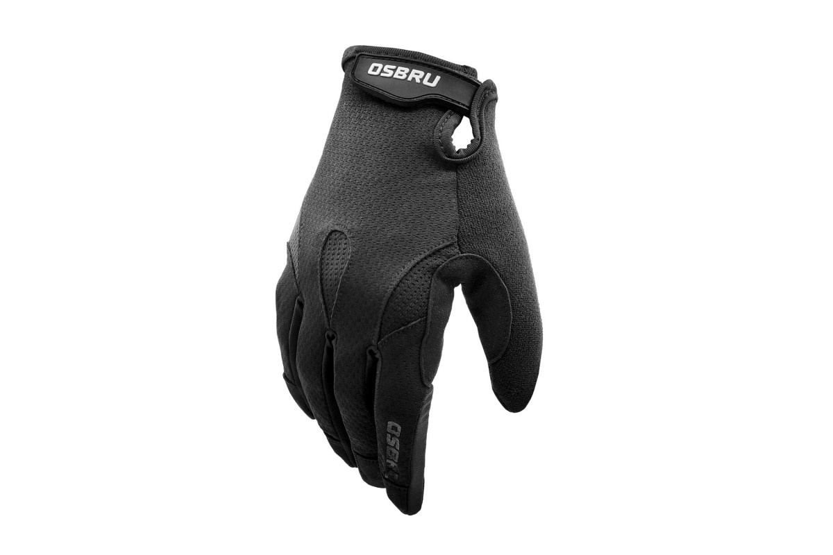 Guantes largos ciclismo OSBRU COMPETITION BERT – Black - Imagen 3