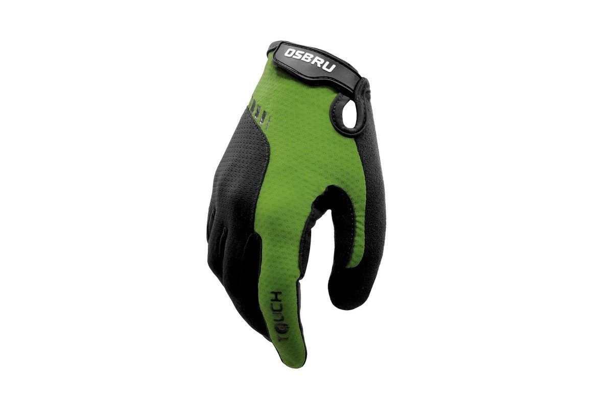 Guantes largos ciclismo OSBRU ENDURACE ZUGAS – Black/Green - Imagen 3