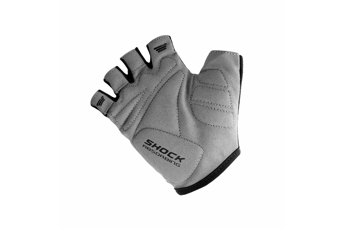 Guantes cortos ciclismo OSBRU EVOLUTION BRUN – Black/Red