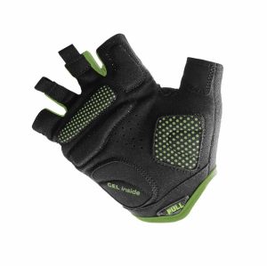 Guantes cortos ciclismo OSBRU EVOLUTION DOMI – Black/Green