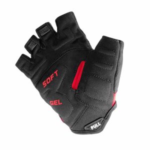 Guantes cortos ciclismo OSBRU PRO BRUN – Black/Red