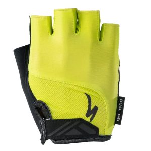 Guantes cortos ciclismo SPECIALIZED DUAL-GEL BODY GEOMETRY – Hyper Green