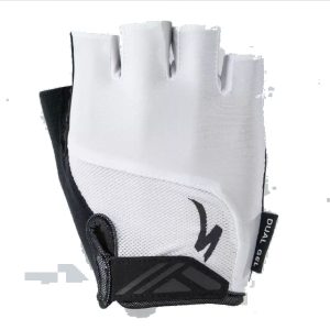 Guantes cortos ciclismo SPECIALIZED DUAL-GEL BODY GEOMETRY – White
