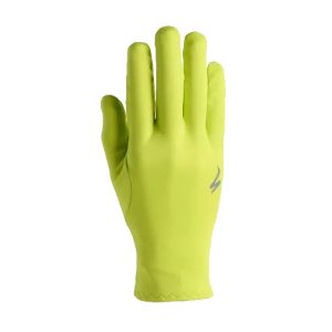 Guantes invierno ciclismo SPECIALIZED SoftShell Térmicos – Hyper Green