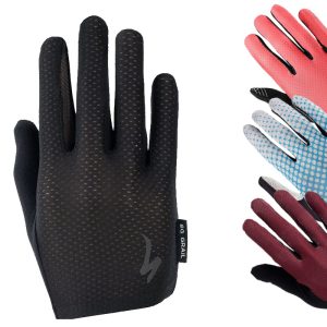 Guantes Specialized Mujer Body Geometry Grail – Dedos Largos con Tecnología Wiretap™