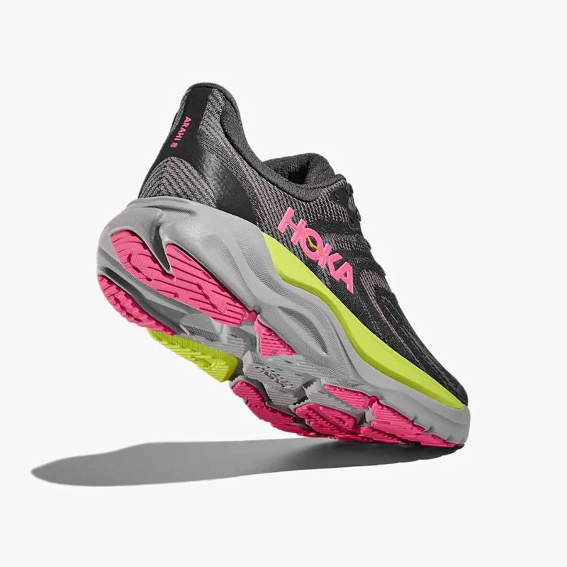 HOKA ARAHI 8 W CHARCOAL GREY/PINK - Imagen 5