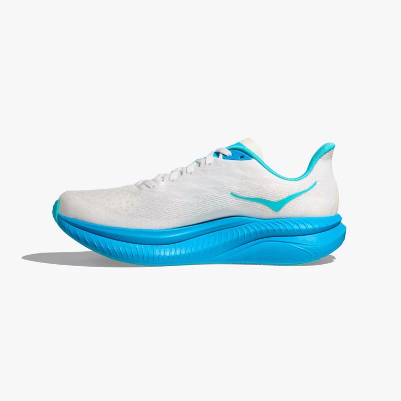 HOKA MACH 6 WHITE/SKYWARD BLUE - Imagen 3