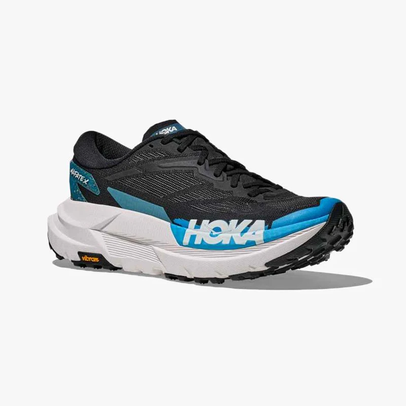 HOKA MAFATE X BLACK/SKYWARD BLUE - Imagen 3