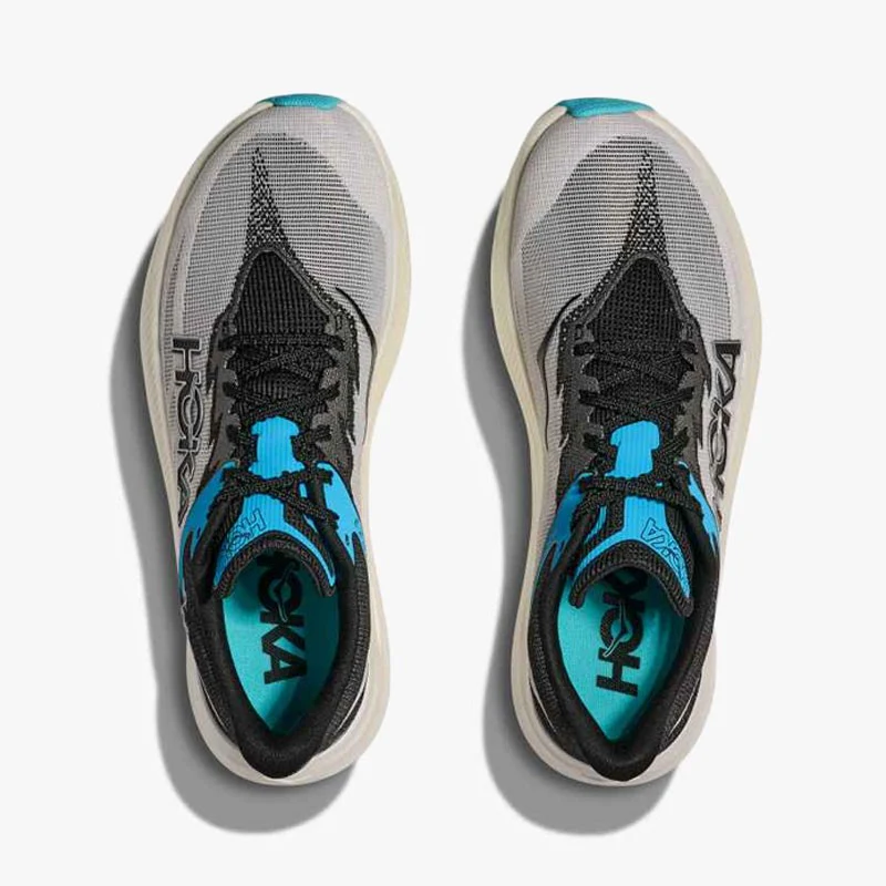HOKA ROCKET X 3 WHITE/BLACK - Imagen 5