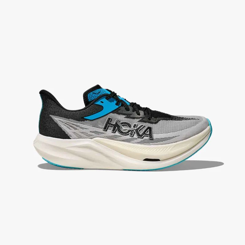 HOKA ROCKET X 3 WHITE/BLACK - Imagen 2