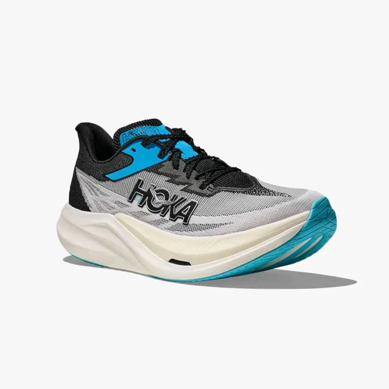 HOKA ROCKET X 3 WHITE/BLACK - Imagen 3