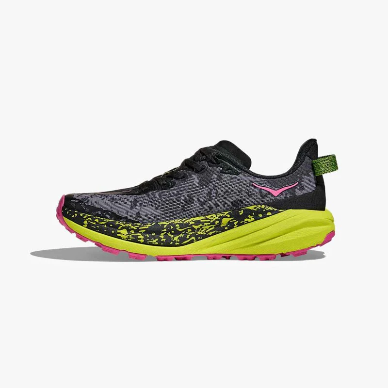 HOKA SPEEDGOAT 6 W BLACK/NEON - Imagen 3