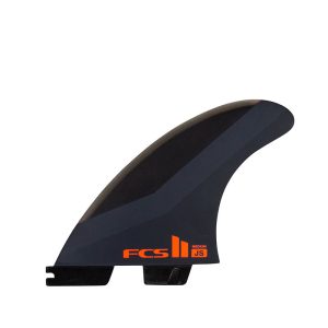 FCS II JS PC L Charcoal/Red Tri Fin