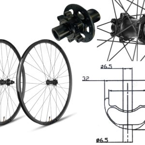 Ruedas carbono MTB GTR SL25-SP disco 6 tornillos Shimano 12v Boost