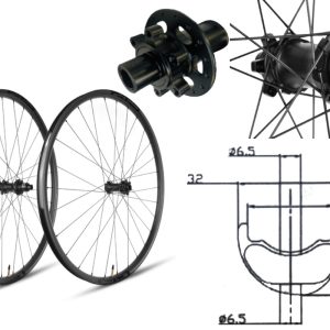 Ruedas carbono MTB GTR SL25-SP disco 6 tornillos Sram XD