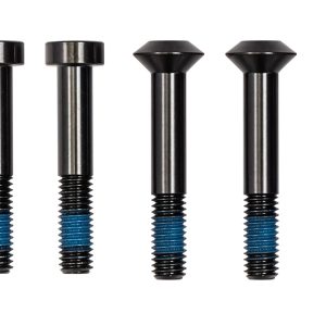 Kit de Hardware de Montaje de Amortiguador Trasero Specialized S220500014 para Epic WC 2023 – Pernos de Titanio M6x40mm y M6x35mm, Arandelas de Acero