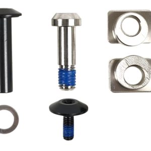 Kit Hardware Montaje Amortiguador Trasero Specialized S240500009 | Turbo Levo 4 2025-2026 | Chip Abatible, Pernos Titanio, Eje y Lavaojos Originales