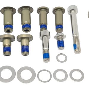 Kit de Pernos de Pivote y Amortiguador Inferior Original Specialized para Camber FSR 2013-2015 – Anodizado, Incluye Arandelas – Ref. 989E-5005