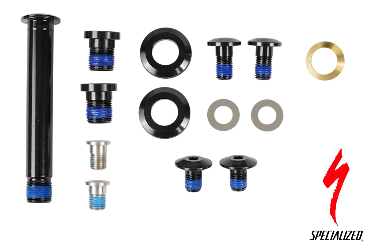 Kit Pernos Pivote Suspensión Specialized Epic Alloy 2018-2020 | S180500001 | Pernos Anodizados Negros y Arandelas Originales - Imagen 2