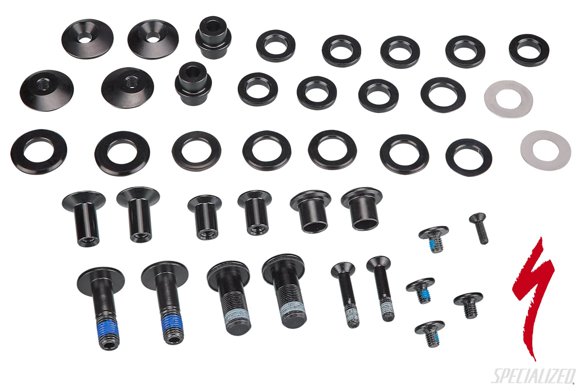 Kit Pernos Pivote Suspensión Specialized Levo Gen.3 2022 S210500012 – Completo con Espaciadores y Chip de Ajuste Original
