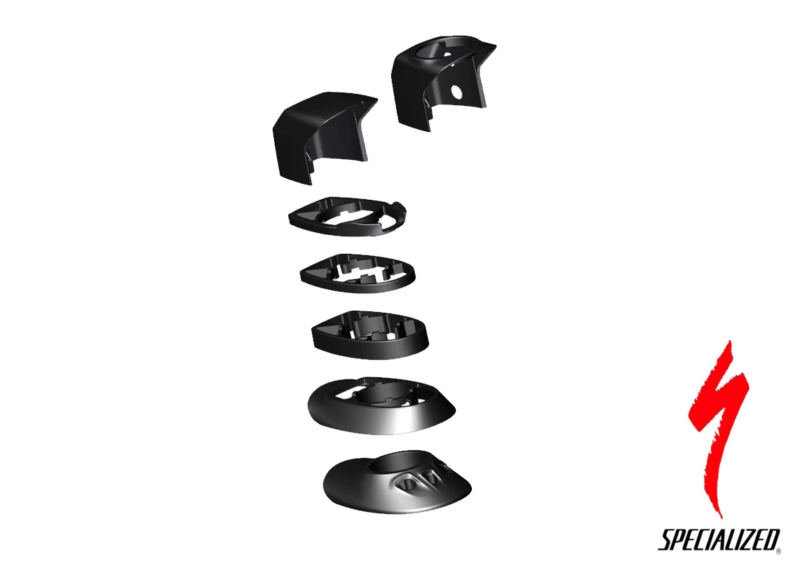 Kit tapas y espaciadores dirección/potencia Specialized Venge S182500011 2019-2021 - Imagen 2