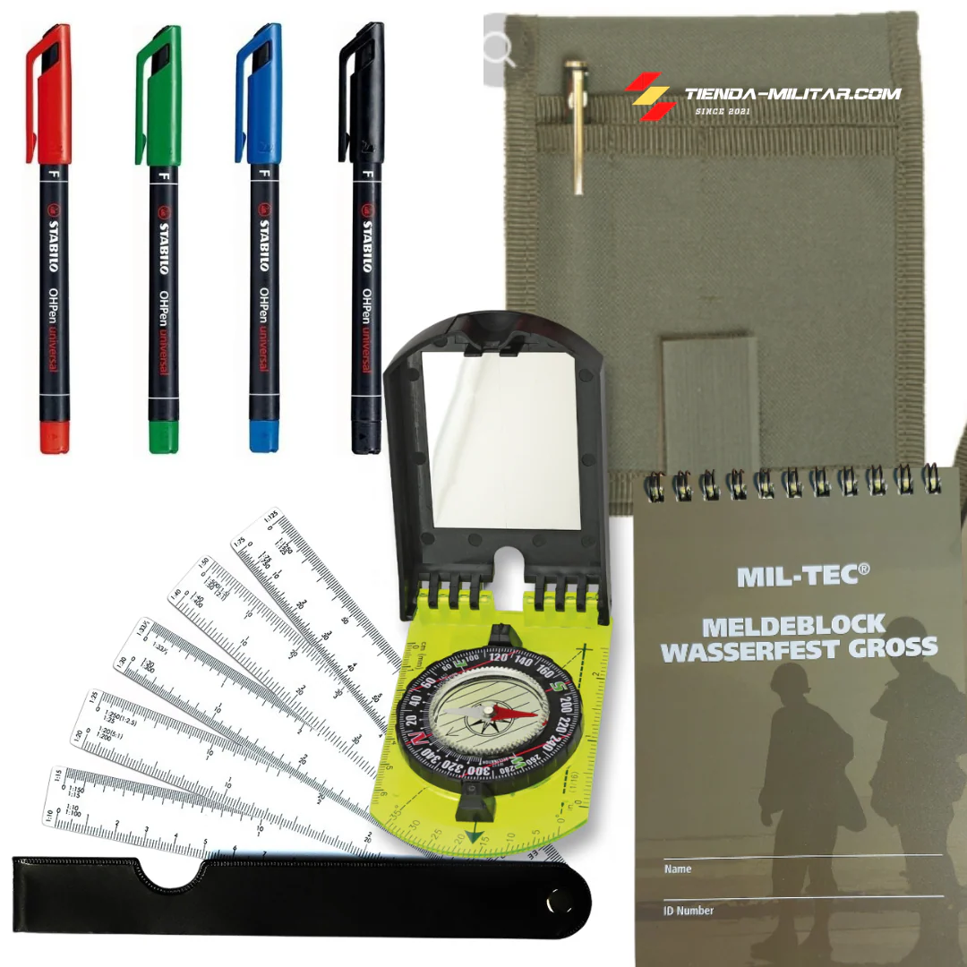 Kit basico topografía y orientación militar - Imagen 3