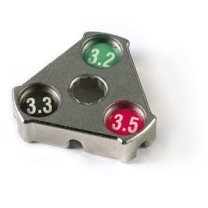 Llave radios triangular