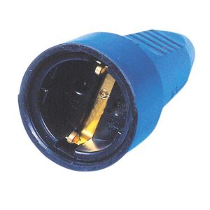 Conector 230V hembra de caucho
