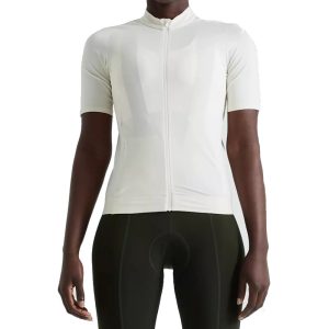 Maillot de Manga Corta Specialized Foundation Mujer – Estilo Brillante, Confort Premium y Distintivo de Calidad para Ciclismo Femenino – Birch White
