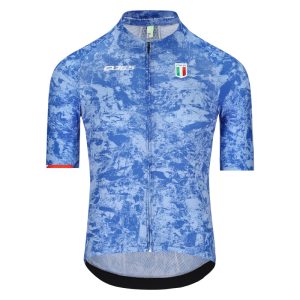 Maillot Q36.5 Gregarius Pro – Blue Made In Italy – Aerodinámica, Estilo y Termorregulación Premium para Ciclistas Exigentes