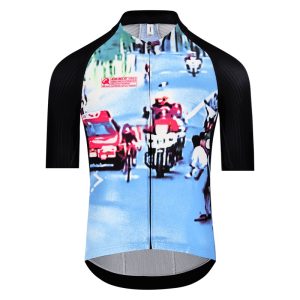 Maillot Q36.5 Gregarius Pro – Milano-Sanremo Fondriest Maillot – Aerodinámica, Estilo y Termorregulación Premium para Ciclistas Exigentes