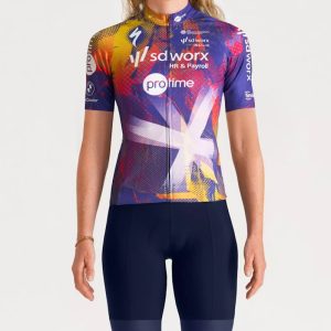 Maillot Specialized Foundation Graphic Mujer 2025 – SD Worx Protime, Transpirable, Edición Limitada y Sostenible