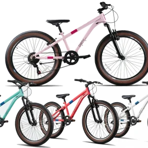 Bicicleta MTB 26” Niñ@ FAT200 Ruedas Gordas 2.40 con Suspensión Delantera – Ideal Playa y Arena (130–150 cm)
