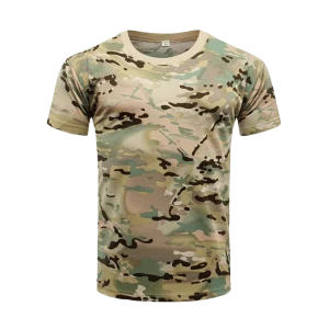 Camiseta estampado militar