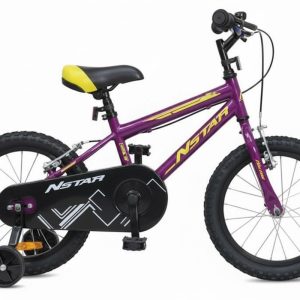 New Star 16″ – Bici infantil con V‑Brake aluminio, estabilizadores y cubrecadena