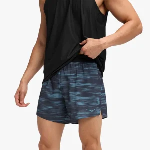 PANTALÓN HOKA SHORT GLIDE 4 BLUE BLURR