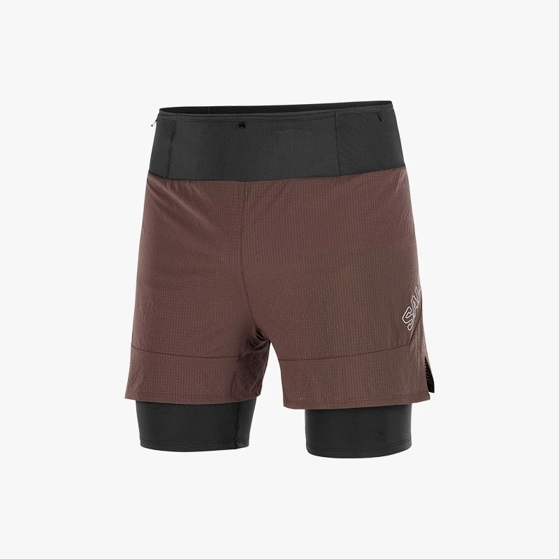 PANTALÓN SALOMON SENSE 2IN1 COFFEE BEAN