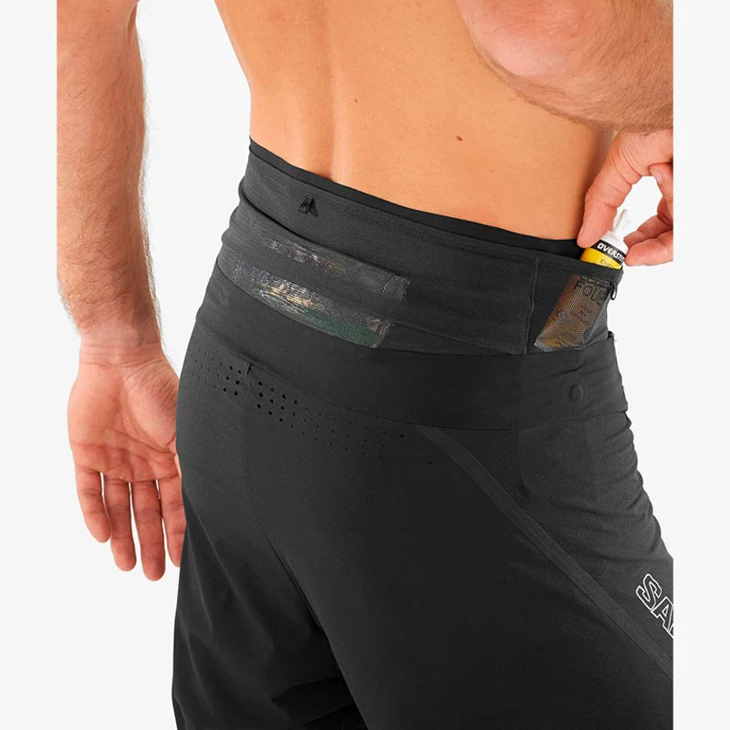 PANTALÓN SALOMON S/LAB SPEED 2IN1 NEGRO - Imagen 4