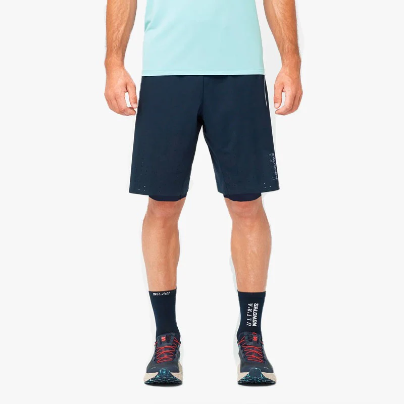 PANTALÓN SALOMON S/LAB ULTRA 2IN1 NIGHT SKY - Imagen 2