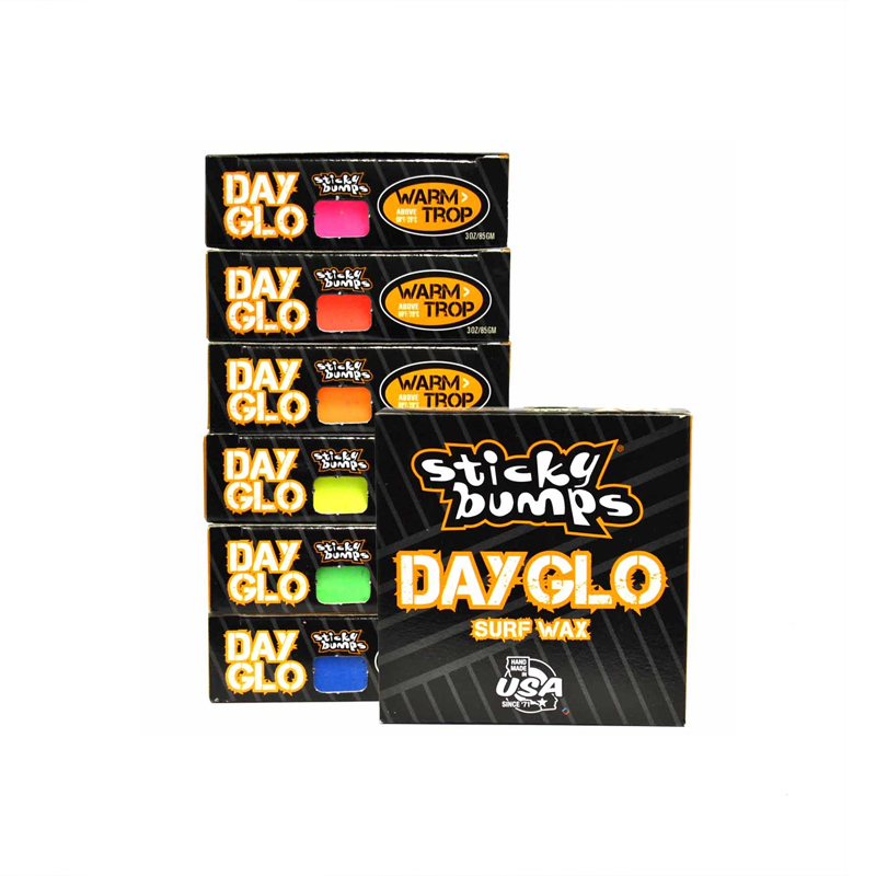 Parafina Surf Sticky Bumps Dayglo Warm - Imagen 2