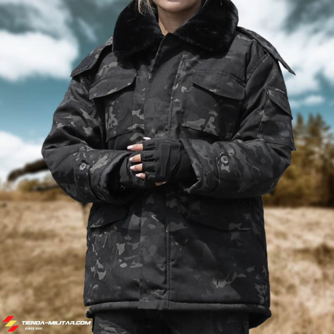 Parka militar invierno unisex - Imagen 5