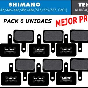 Pack Ahorro 6 Pares – Pastillas de freno Galfer FD293 – G1053 – Shimano – Tektro – TRP