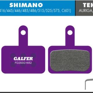 Pastillas de freno Galfer FD293 – G1652 – Shimano Deore – Tektro – TRP