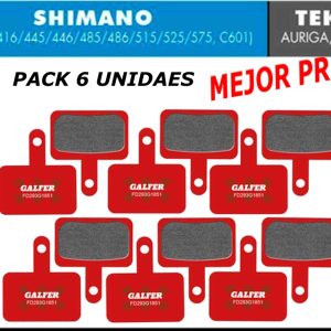 Pack Ahorro 6 Pares – Pastillas de freno Galfer FD293 – G1851 – Shimano