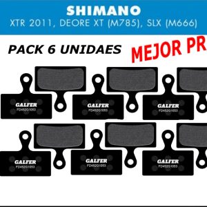 Pack Ahorra 6 Pares – Pastillas de freno Galfer FD452 – G1053 – Shimano