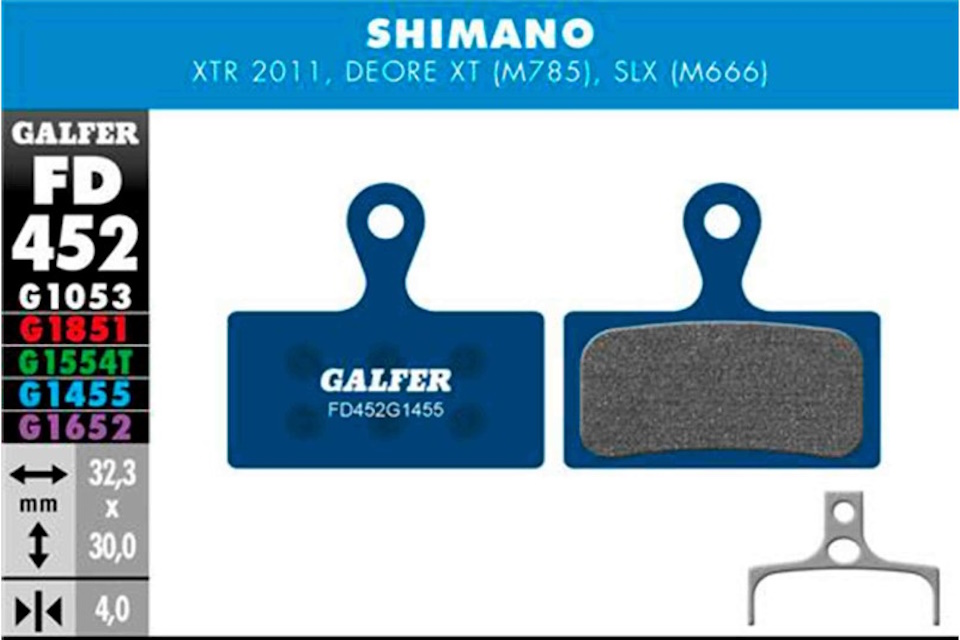 Pastillas de freno Galfer FD452 – G1455 – Shimano