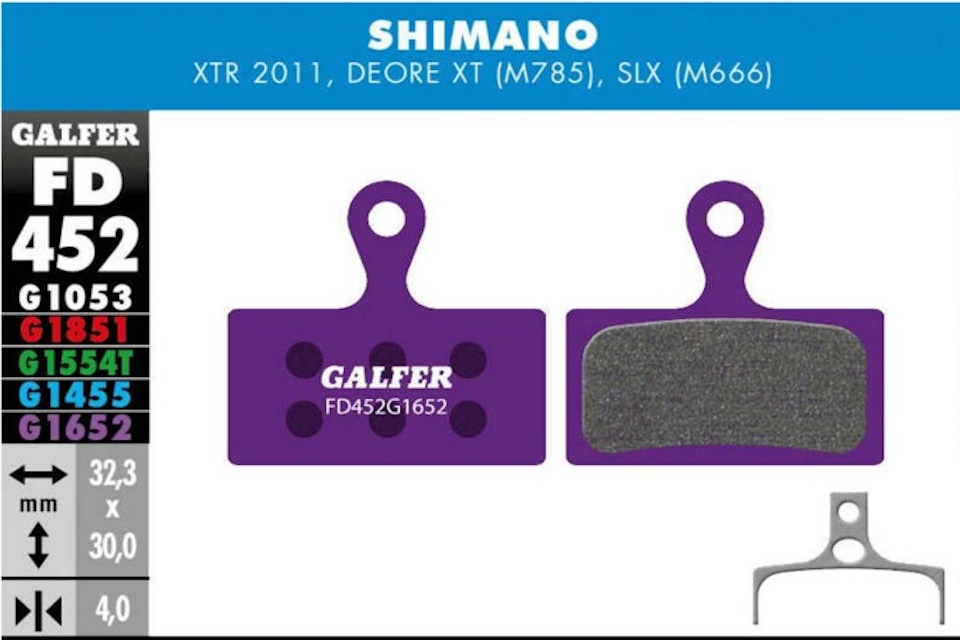 Pastillas de freno Galfer FD452 – G1652 – Shimano