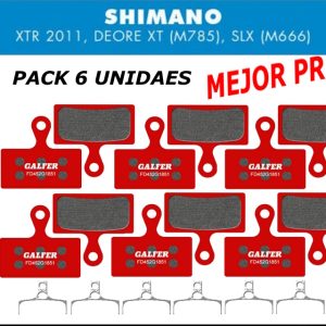 Pack Ahorro 6 Pares – Pastillas de freno Galfer FD452 – G1851 – Shimano